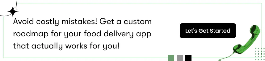 food delivery app development cost in india
