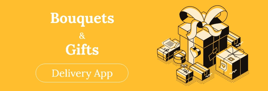 Bouquets and gifts delivery app
