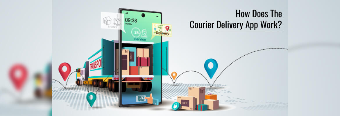 courier delivery app work