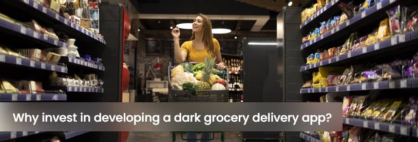 dark grocery app like Gorillas
