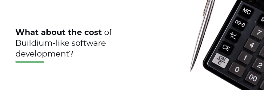 What about the cost of Buildium-like software development?