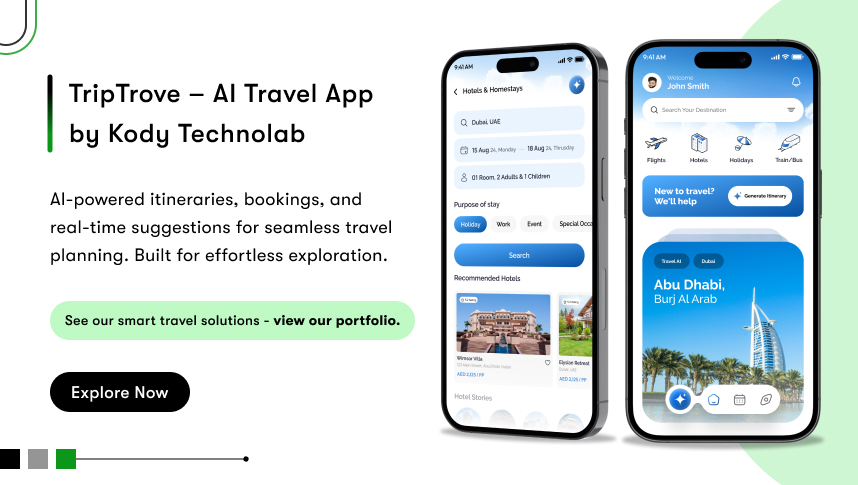 trip trove ai travel app solution