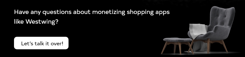 How do home accessory shopping apps like Westwing make money? 