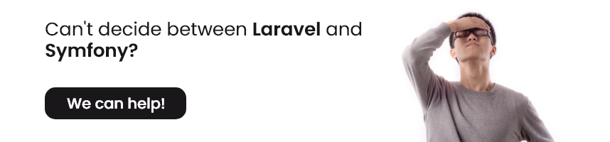 Laravel vs Symfony CTA