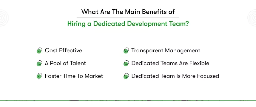 benefits of hiring a dedicated development team