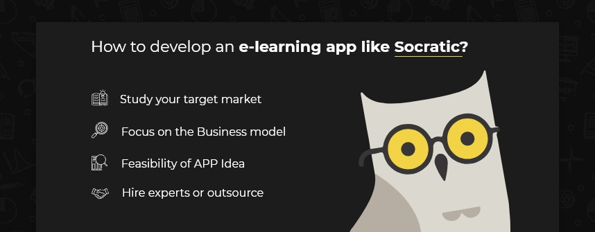 How to develop an e-learning app like Socratic?