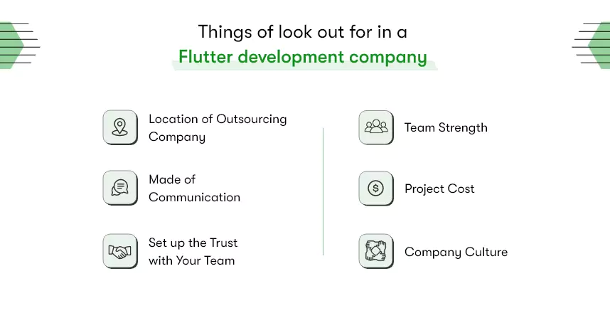 things to consider for flutter development company