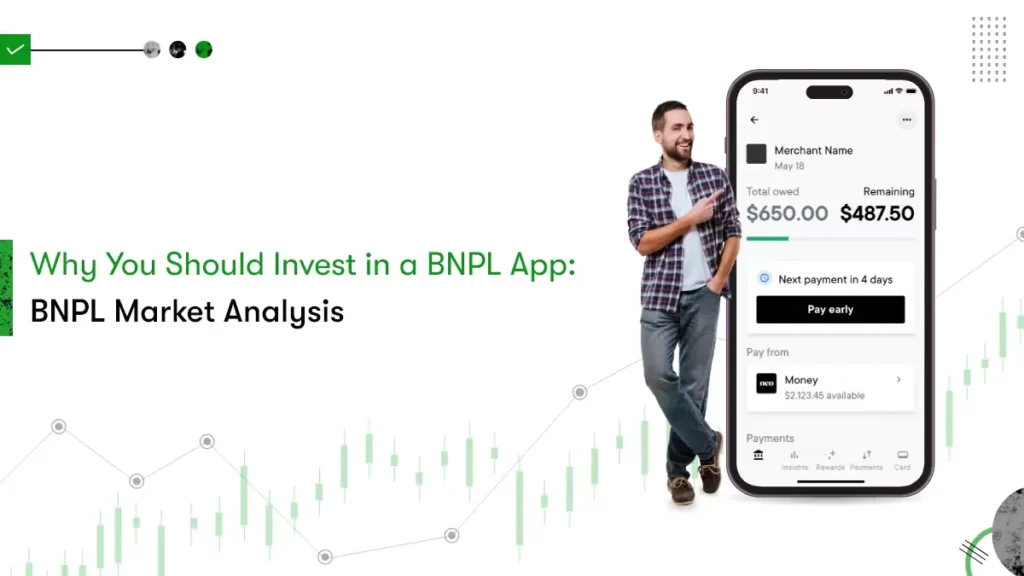 Title image showing text why should one invest in a BNPL app