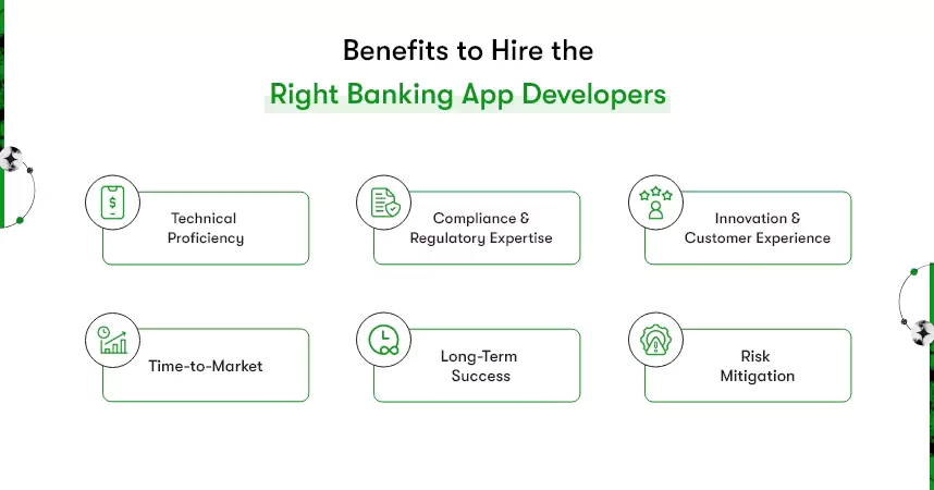benefits to hire banking app developers