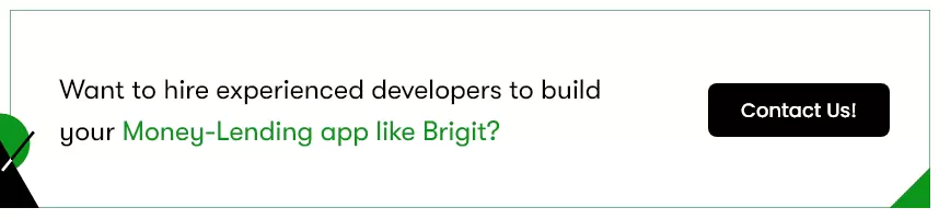 cost to develop an app like Brigit
