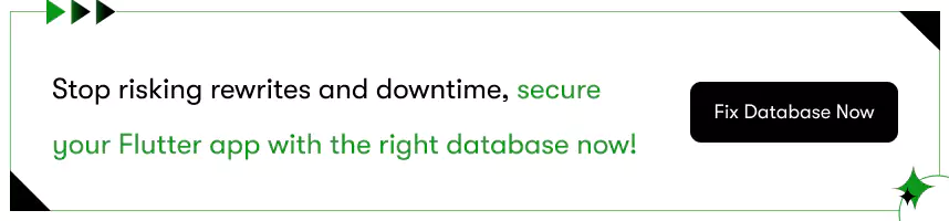 secure your flutter app with the right database