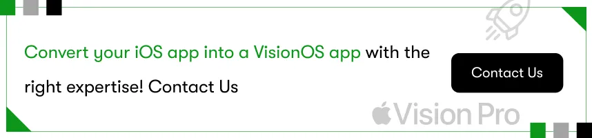 convert your ios app into a visionos app