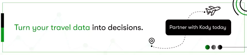 turn your travel data into decisions. partner with kody today