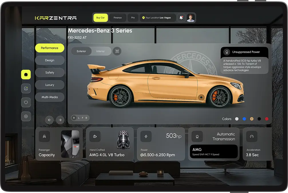 vision pro automotive app case study