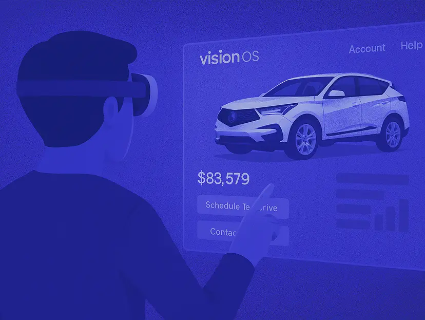 vision pro for car showrooms
