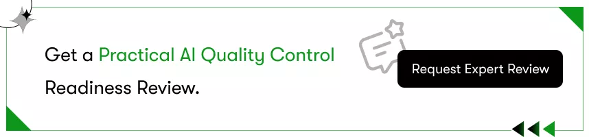 ai quaity control in manufacturing industry