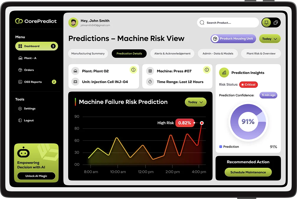 Predictive Analytics Software for Manufacturing | Case Study