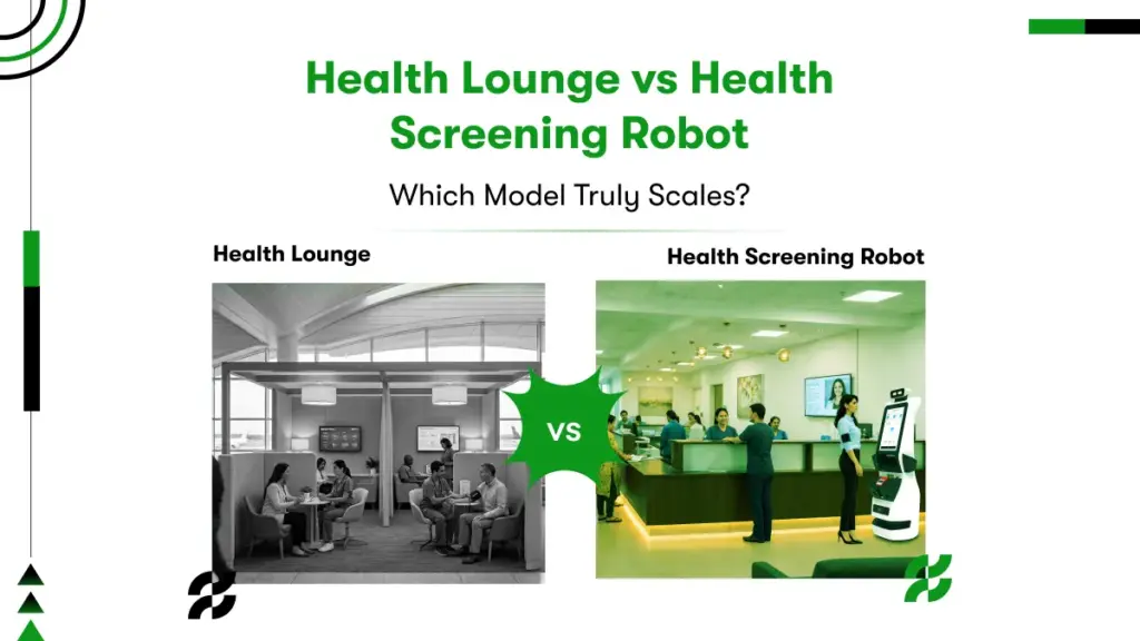 Health Lounge vs. Health Screening Robot