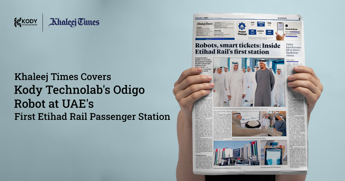 khaleej times featured-odigo robot