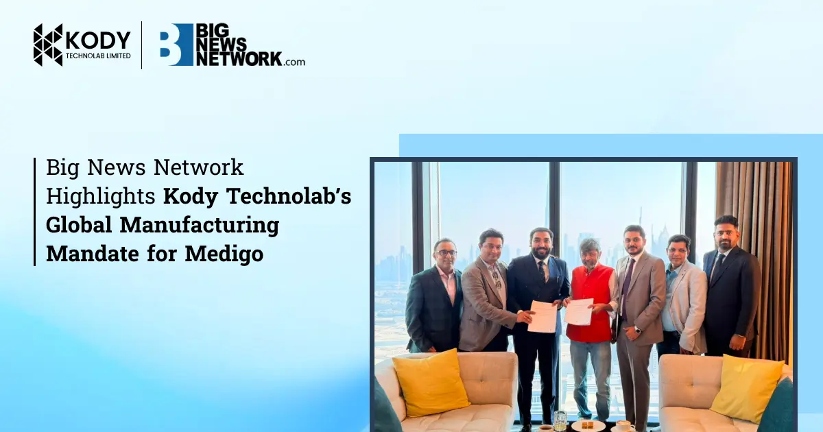 Kody Technolab Global Manufacturing Mandate for Medigo